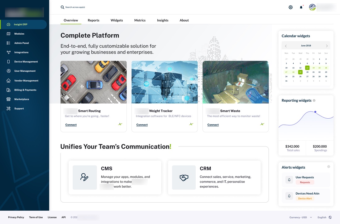 Unified city-operations dashboard